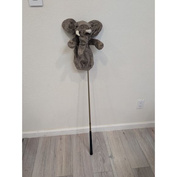 Folkmanis Elephant Stage Puppet, Golf Club Cover Gray - Picture 5 of 7